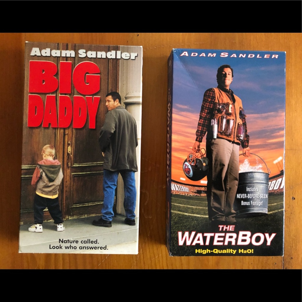 VHS Movie bundle - Big Daddy and The Waterboy